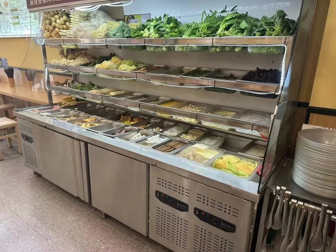 安大为回收的麻辣烫展示柜